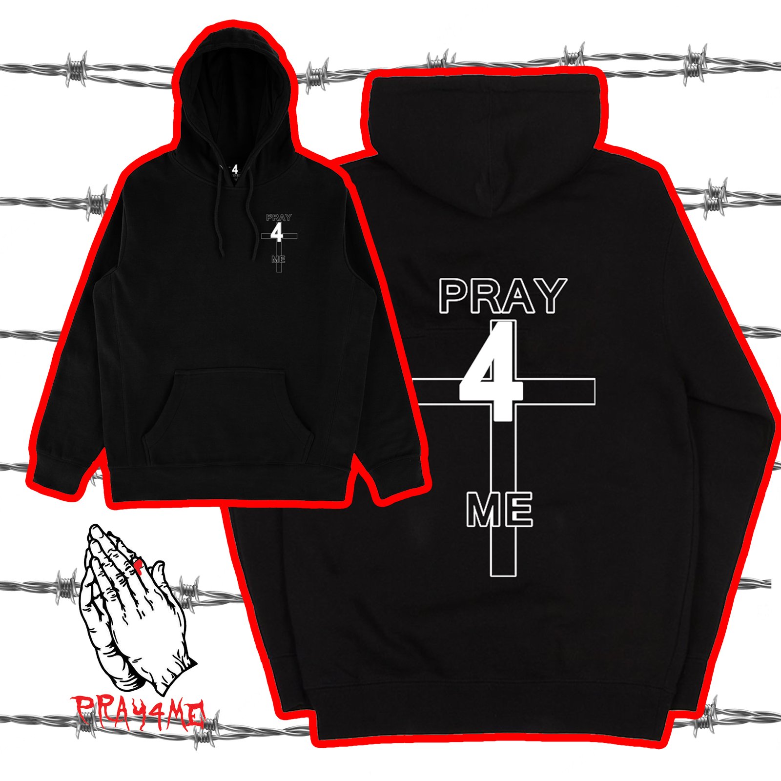 OG CROSS LOGO HOODIE